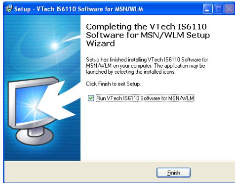 VTECH IS6110 - Installation du logiciel du téléphone IS6110 - 1