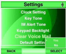 VTECH IS6110 - Annulation de l'indication de message dans la boîte vocale - 3