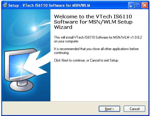 VTECH IS6110 - Installation du logiciel du téléphone IS6110 - 1