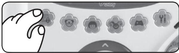 VTECH KIDI SECRETS - Boutons mode de jeu - 1