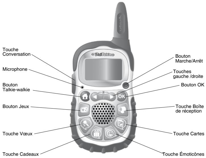VTECH KIDI TALKIE - COMMANDES DE KIDITALKIE - 1