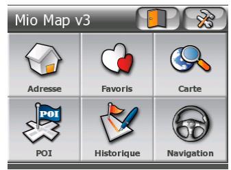 MIO LOGICIEL DE NAVIGATION POUR DIGIWALKER C710 - Découverte du programme avec les écrans - 1