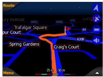 MIO LOGICIEL DE NAVIGATION POUR DIGIWALKER C710 - Guidage de virage animé - 3