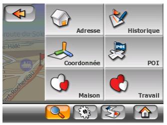 MIO LOGICIEL DE NAVIGATION POUR DIGIWALKER C710 - Onglet chercher - 1