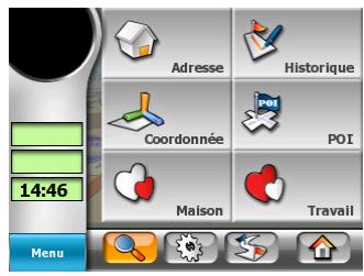 MIO LOGICIEL DE NAVIGATION POUR DIGIWALKER C710 - Onglet chercher - 2