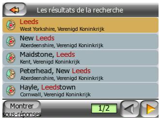 MIO LOGICIEL DE NAVIGATION POUR DIGIWALKER C710 - Sélectionner une nouvelle localité - 1
