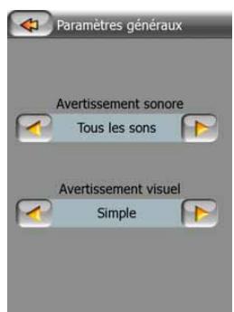MIO MAP-V3.2-P350-P550 - Modifier des paramètres de l'advertisement de radars - 2