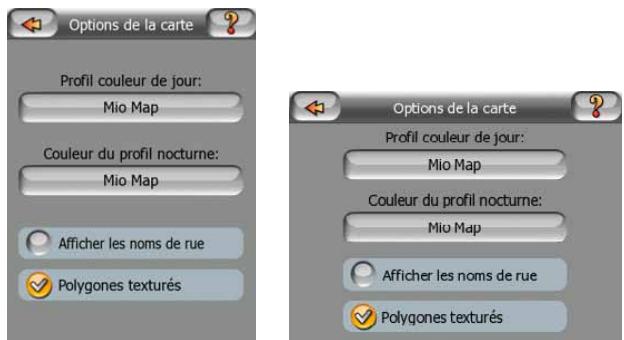 MIO MAP-V3.2-P350-P550 - Options de la carte - 1
