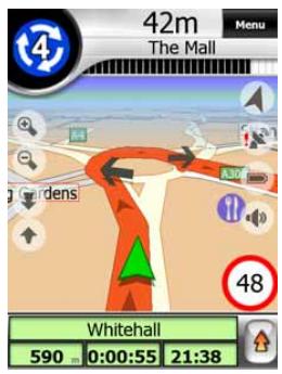MIO MAP-V3.2-P350-P550 - Guidage de virage animé - 1