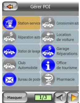 MIO MAP-V3.2-P350-P550 - Gérer la visibilité des POI intégrés. - 3