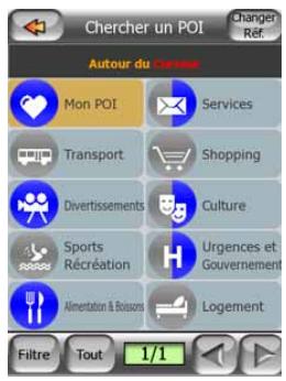 MIO MAP-V3.2-P350-P550 - Find POI (chercher un POI) - 1