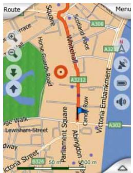 MIO MAP-V3.2-P350-P550 - La ligne de l'itinéraire - 1