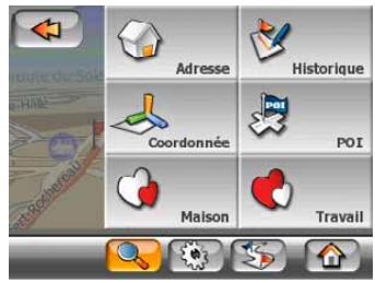 MIO MAP-V3.2-P350-P550 - Onglet chercher - 2