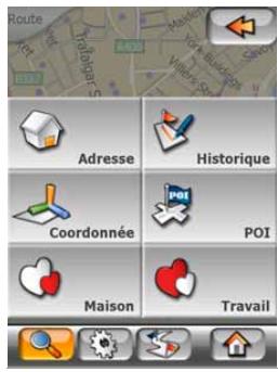 MIO MAP-V3.2-P350-P550 - Onglet chercher - 1