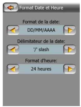 MIO MAP-V3.2-P350-P550 - Régler le format date et heure - 2