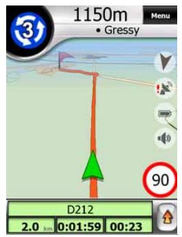 MIO MAP-V3.2-P350-P550 - Prochaine rue/ prochaine localité (n°19) - 1