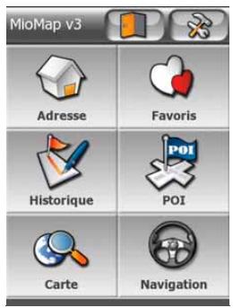 MIO MAP-V3.2-P350-P550 - Découverte du programme avec les écrans - 1