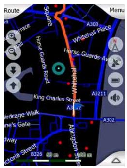 MIO MAP-V3.2-P350-P550 - La ligne de l'itinéraire - 2