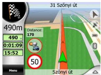 MIO MAP-V3.2-P350-P550 - Avertissement visible - 4