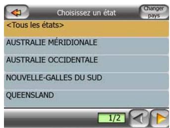 MIO MAP-V3.2-P350-P550 - Sélectionner une nouvelle localité - 7