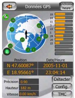 MIO MAP-V3.2-P350-P550 - Écran des données GPS - 1