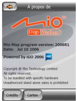 MIO MAP-V3.2-P350-P550 - À propos de l'écran - 1