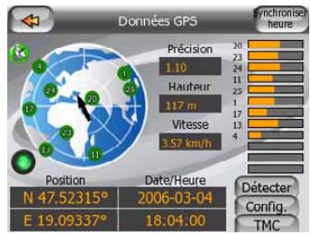 MIO MAP-V3.2-P350-P550 - Écran des données GPS - 2