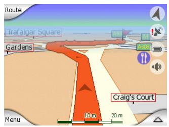 MIO DIGIWALKER C510 - The route line (La ligne de l'itinéraire - 3