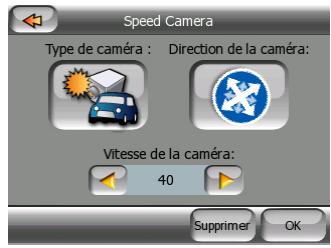 MIO DIGIWALKER C510 - Ajouter un nouveau radar ou modifier un radar existant) - 2