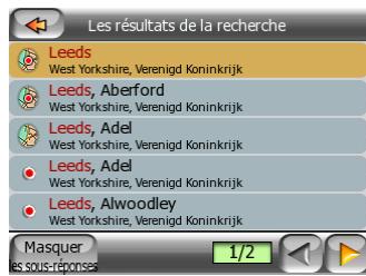 MIO DIGIWALKER C510 - Sélectionner une nouvelle localité - 3