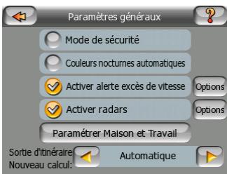 MIO DIGIWALKER C510 - Paramètres généraux - 1