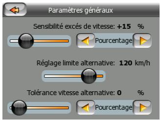 MIO DIGIWALKER C510 - Options d'excess de vitesse - 1