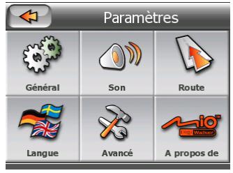 MIO DIGIWALKER C510 - Preférences - 1