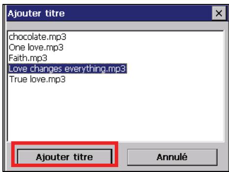 MIO 269+ - Créer une liste d'écoute - 2
