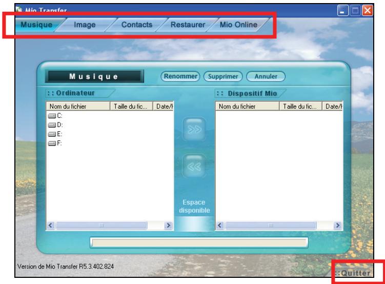 MIO 269+ - Installation de mio transfer - 3