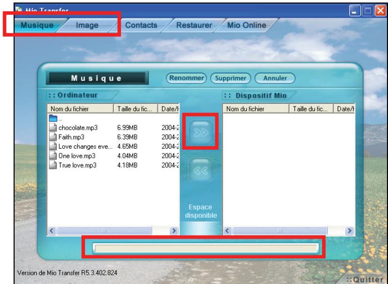 MIO 269+ - Utilisation de mio transfer - 2