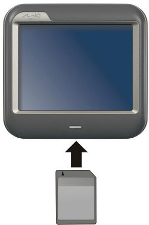 MIO C230 - Utilisation d'une carte sd/sdhc/mmc - 1