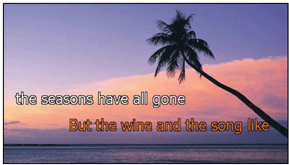 MIO C320B - Lecture de chansons avec parole - 1