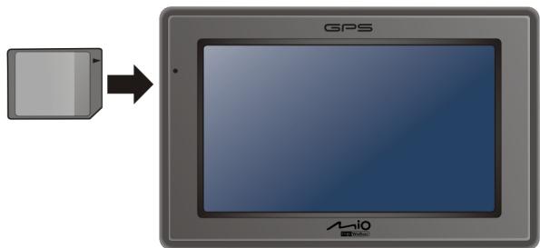 MIO C320B - Utilisation d'une carte SD/SDHC/MMC - 1