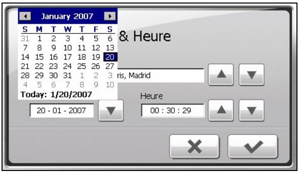MIO C320B - Date &amp; Heure - 3