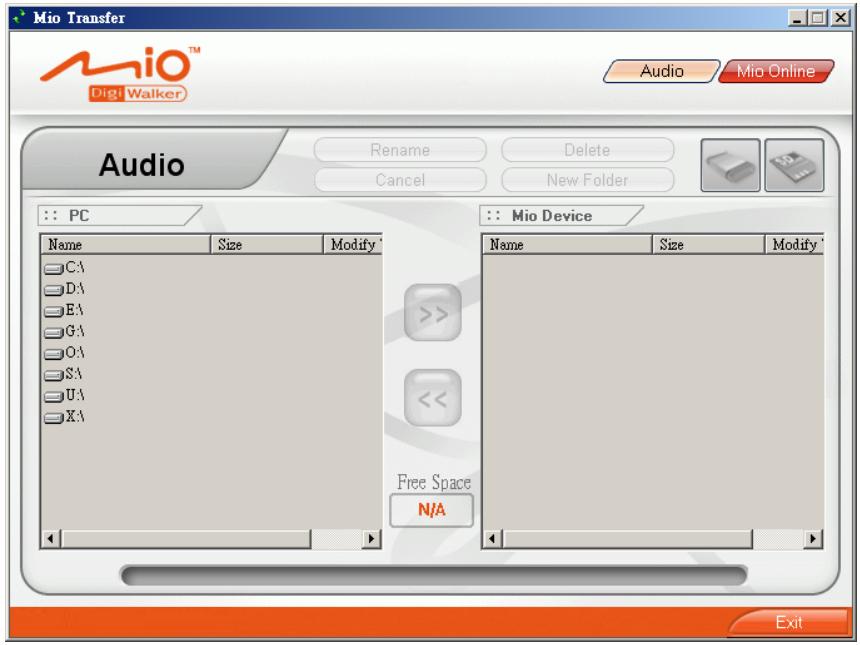 MIO C320B - Installation de Mio Transfer - 1