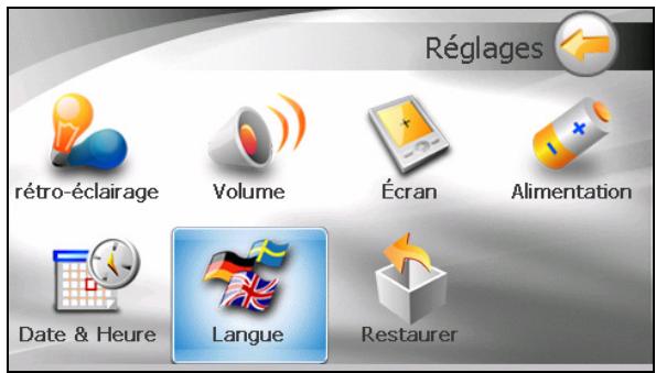 MIO C320B - Changer langue - 1