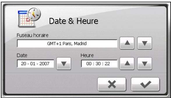 MIO C320B - Date &amp; Heure - 2