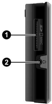 MIO C320B - Composants du côte gauche - 1