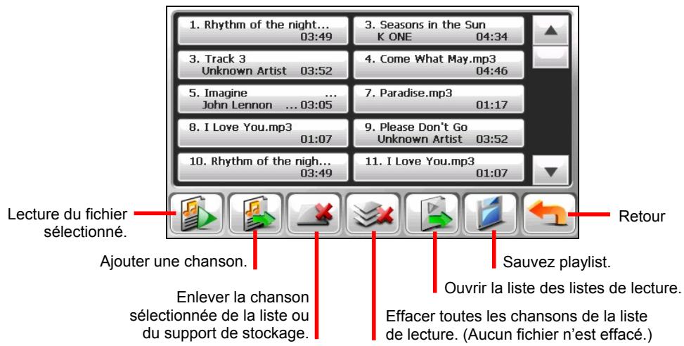 MIO C320B - Créer une liste de lecture - 1