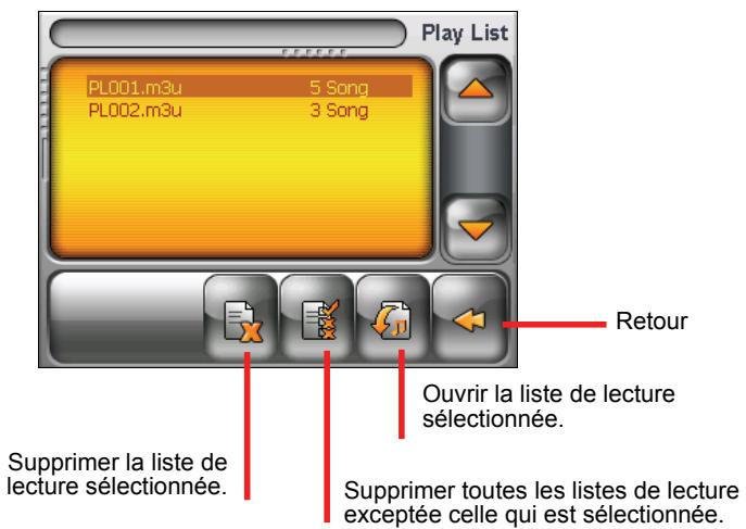 MIO C510 - Ouvrir une liste de lecture - 1