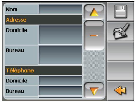 MIO C510 - Ajouter un contact - 2