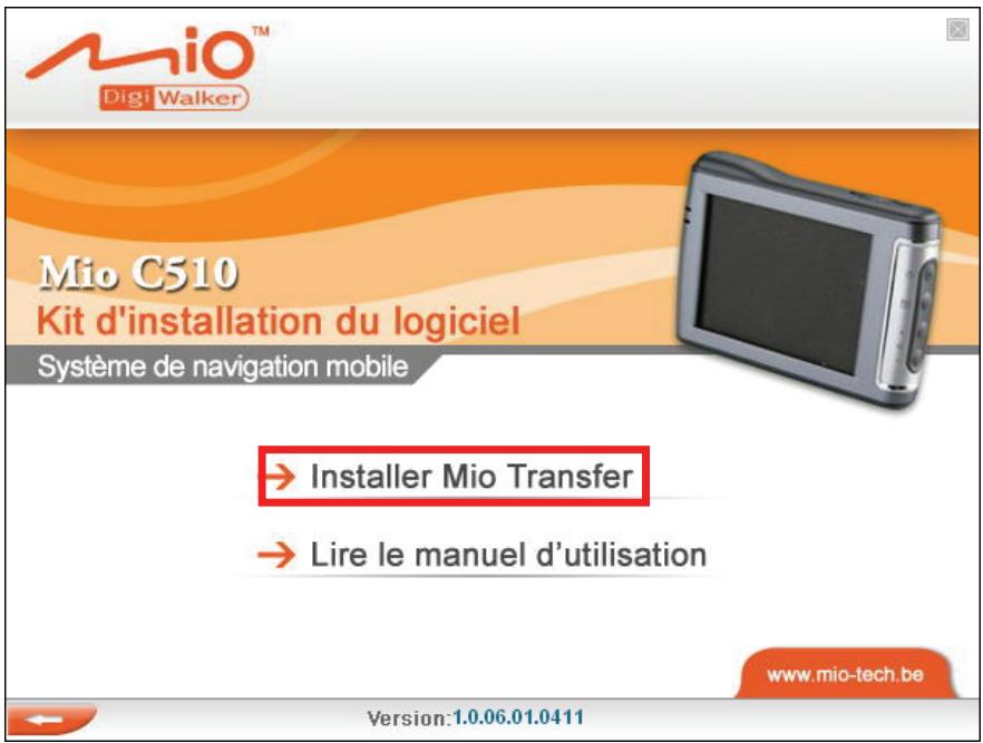 MIO C510 - Installation de Mio Transfer - 2