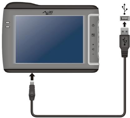 MIO C510 - Copier les informations de contact vers votre périphérique - 1