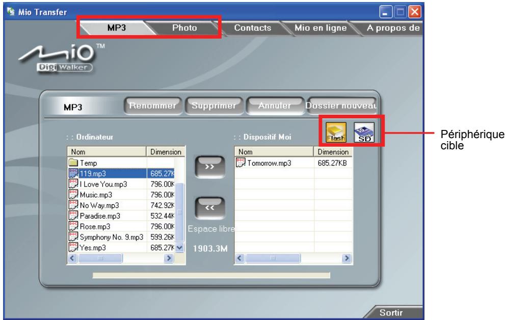 MIO C510 - Copie de MP3 ou images vers l'ordinateur - 4